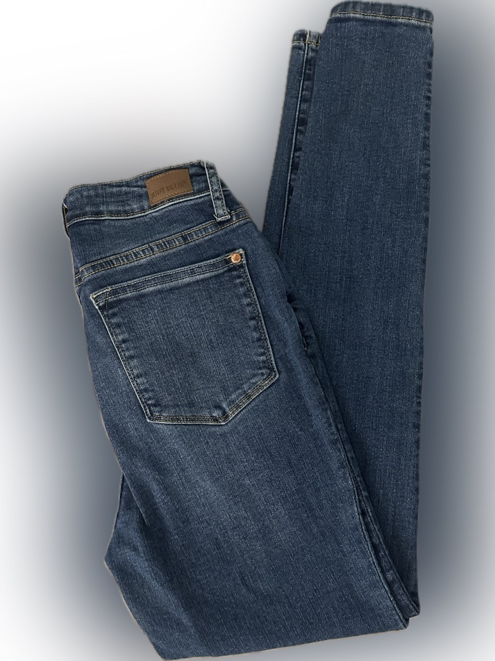 Judy Blue Women's Dark Blue Skinny-Leg Jeans